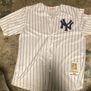 NY YANKEES MICKEY MANTLE JERSEY